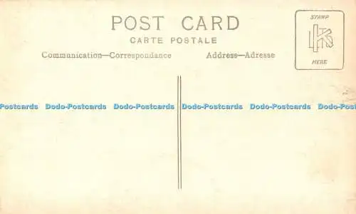 R491001 Wohnzimmer mit Tisch Stuhl Kodak Postkarte