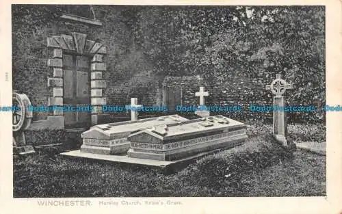 R103115 Winchester. Hursley Church. Kebles Grab. Pfau Platino Foto. Das Bild