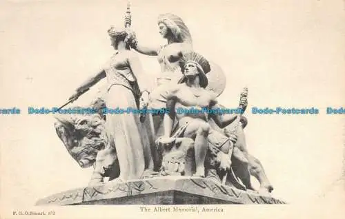 R104349 The Albert Memorial. Amerika. F. G. O. Stuart. 873