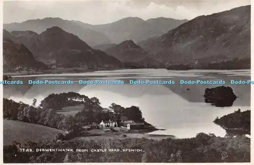 R266003 Derwentwater von Castle Head Keswick 77 AB G P Abraham Ltd Keswick Post