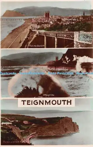 R283335 Teignmouth Postkarte Mehrfachansicht