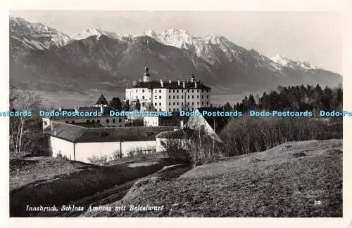 R489411 Innsbruck Schloss Ambras Mit Bettelwurf K T V Tiroler Kunstverlag Chizza