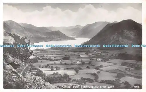 R484317 Crummock Water Buttermere and Great Gable G P Abraham