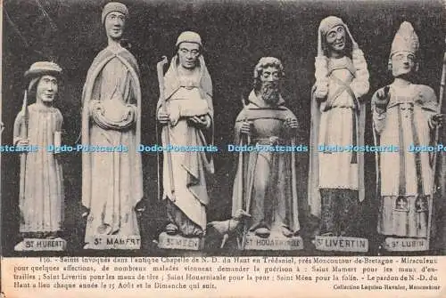 R491152 Saints Invoques Dans l antique Chapelle de N D Collection Lequien Ravale