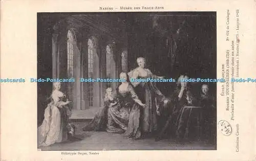 R491174 Nantes Musee Des Beaux Arts Portrait d une Famille Reunie Dans un Salon