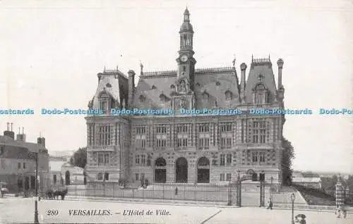 R491179 Versailles L Hotel de Ville Postkarte