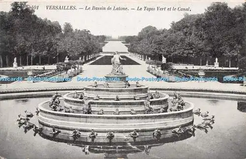 R491183 Versailles Le Bassin de Latone Le Tapis Vert et le Canal