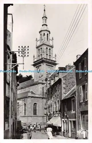 R491365 Binic Cotes du Nord Rue Des Falaises et l Eglise G Reant RP