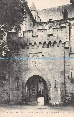 R491419 Rocamadour Porte d entree Interieure des Sanctuaires LL 52