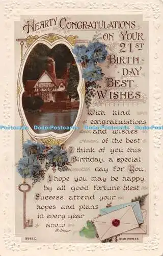 R491504 Herzliche Glückwünsche zum 21. Geburtstag Beste Wünsche Drehfotograf
