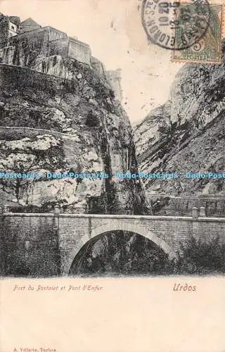 R491619 Urdos Fort du Portalet et Pont d Enfer A Villatte