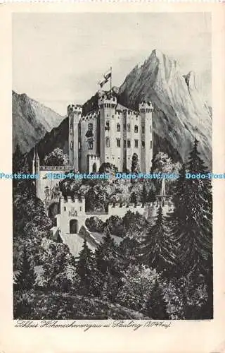 R491637 Schloss Hohenschwangau u Sauling Franz Josef Huber Nr 18