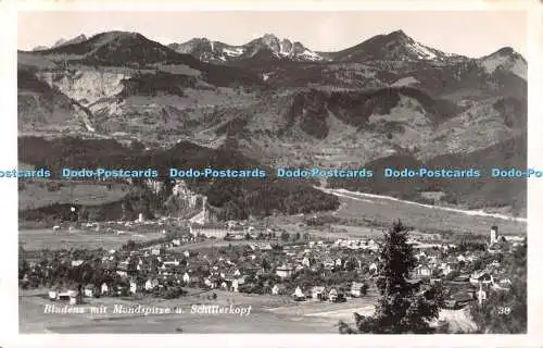 R491697 Bludenz mit Mondspitze u Schillerkopf G Heinzle