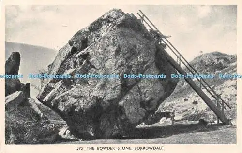 R491851 Borrowdale The Bowder Stone G P Abraham