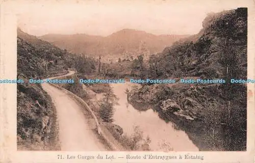 R491916 Les Gorges du Lot Route d Entraygues a Estaing