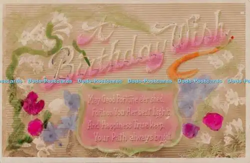 R491982 Birthday Wish Flowers A und G Taylor Reality Serie