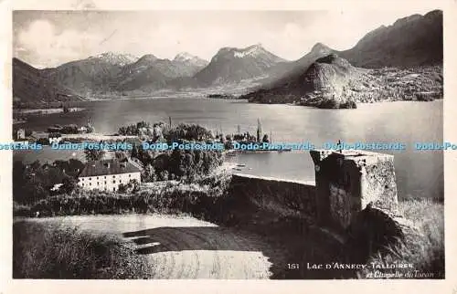 R492025 Lac D Annecy Talloires et Chapelle du Toron Levy et Neurdein Reunis 1934