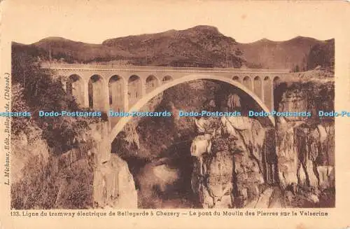 R492122 Ligne du tramway electrique de Bellegarde a Chezery Le Pont du Moulin de