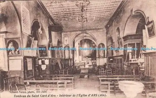 R492126 Tombeau du Saint Cure d Ars Interieur de l Eglise d Ars Ain Villand Vern