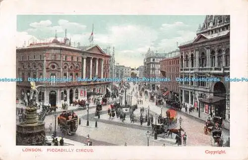 R492129 London Piccadilly Circus 1905