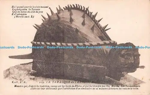 R492170 La Tarasque de Tarascon Monstre qui d apres la tradition ravageait les b
