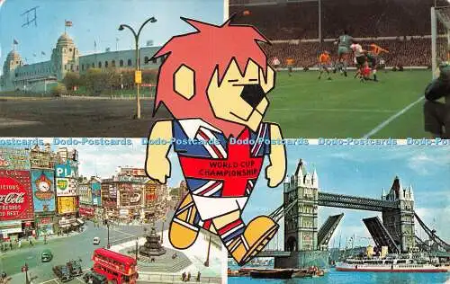 R492370 World Cup Championship Tower Bridge Piccadilly Circus Photographic Greet