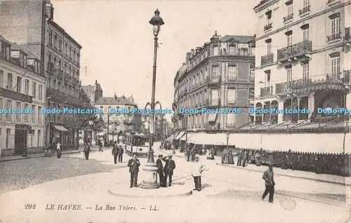 R492559 292 Le Havre La Rue Thiers LL Levy Fils