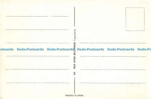 R494560 Fußball Team 55 Roter Stern Belgrad Jugoslawien Spanien
