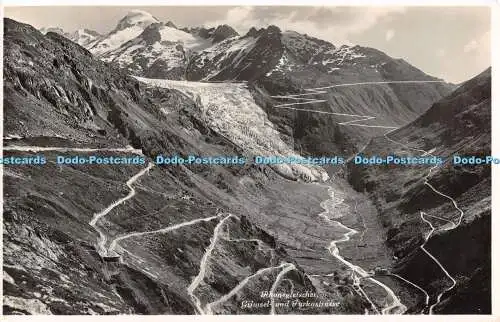 R492788 Rhonegletscher Grimsel und Furkastraße 4748 Fotoglob Wehrli Vouga A G