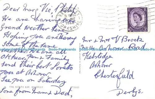 R492799 The North Bar Beverley PT20103 1968