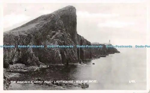 R494870 The Aigeach and Neist Point Lighthouse Isle of Skye 698 J B White RP The