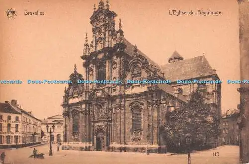 R492923 STAR Bruxelles LEglise du Beginenstand 113 Helio art Bichrome De Graeve Gan