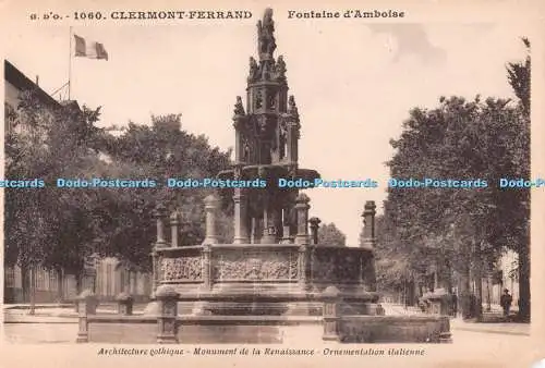 R494922 G dO 1060 Clermont Ferrand Fontaine dAmboise Architecture gothique Monum