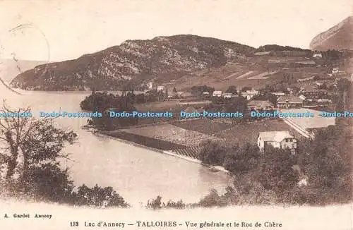 R496723 A Gardet Annecy 132 Lac dAnnecy Talloires Vue generale et le Roc de Cher