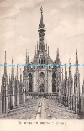 R495050 Un saluto dal Duomo di Milano G Modiano e Co