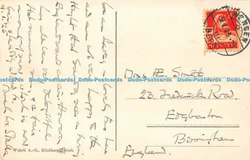 R496731 19899 Wengen Grosshorn Breithorn Wehrli A G Zürich 1925