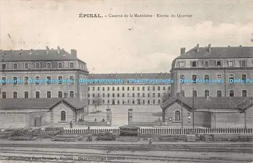 R493111 Epinal Caserne de la Madeleine Entree du Quartier Phototypie Paul Testar
