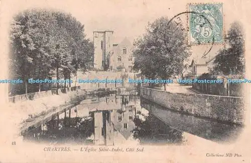 R493115 68 Chartres LEglise Saint Andre Cote Sud Collections ND Phot Neurdein Fr