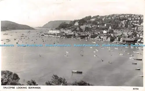 R496838 Salcombe Looking Seawards 83704 Photochrom 1955