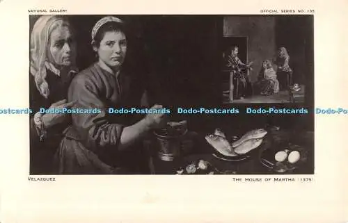 R493232 National Gallery Official Series No 135 Velazquez The House of Martha 13