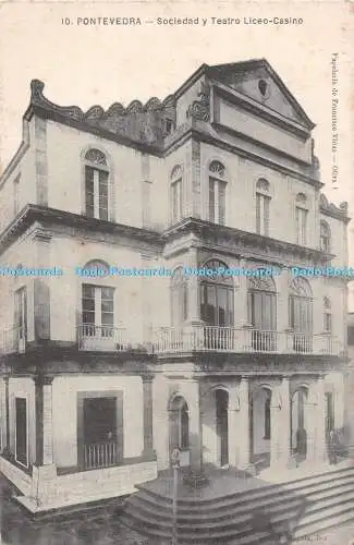 R495234 Pontevedra Sociedad y Teatro Liceo Casino Francisco Vinas Oliva 1
