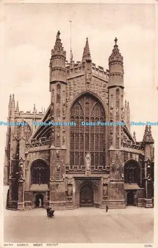 R495250 Bath Abbey West Front Photochrom