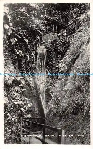 R495291 I W Shanklin Chine The Waterfall G Dean Bay Series RP 1958