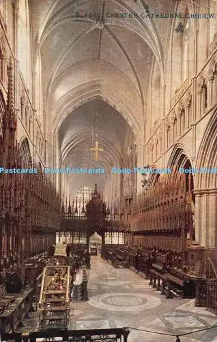 R495350 Chester Cathedral Choir W Photochrom Celesque Series 1913