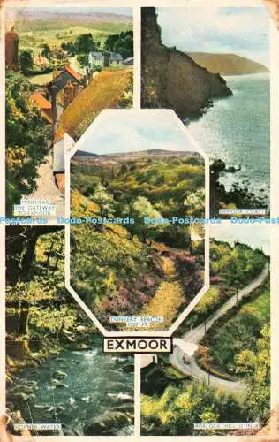 R495380 Exmoor Dunkery Beacon Exmoor Coast Porlock Hill Blackmore Series Multi V