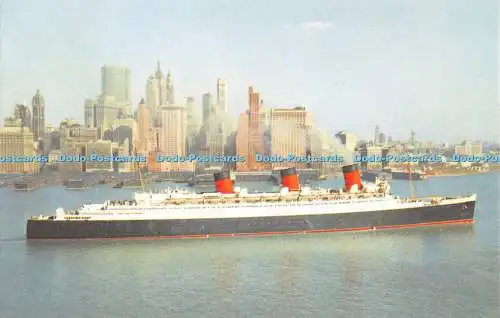 R497134 Cunard R M S Queen Mary Postkarte