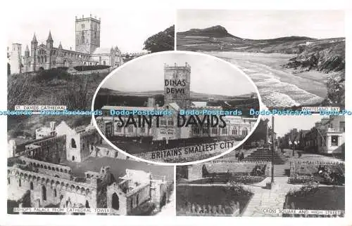 R498963 Saint Davids Britain Smallest City St David Cathedral Whitesand Bay W M