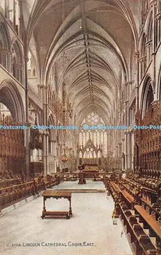 R493511 Lincoln Cathedral Choir East Photochrom Celesque Series