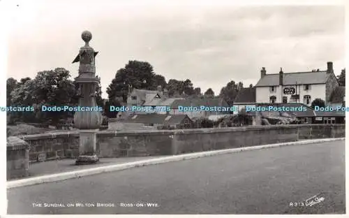 R497217 Ross on Wye The Sundial on Wilton Bridge Walter Scott RP