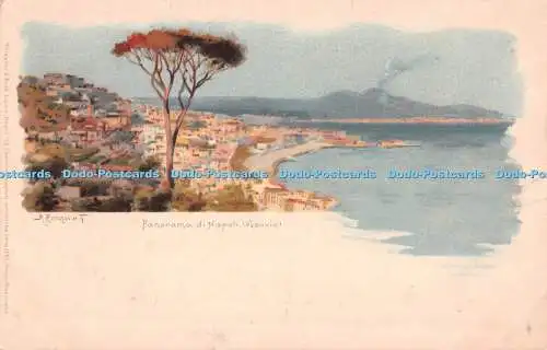 R497284 Panorama di Napoli Vesuv Meissner und Buch Serie 1085